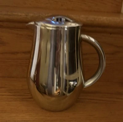 Sterling Pro Europea Prensa Francesa Cafetera Doble Pared Espejo Inoxidable Foto 1 de 4