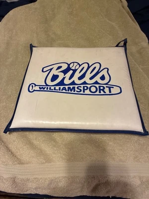 Cojín de asiento de ligas menores de colección Williamsport Bills béisbol raro coleccionable Foto 1 de 2