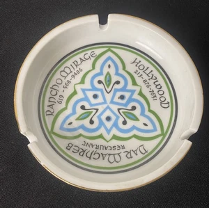 Vintage Dar Maghreb Restaurant Keramik Aschenbecher Rancho Mirage Hollywood Japan  - Bild 1 von 8