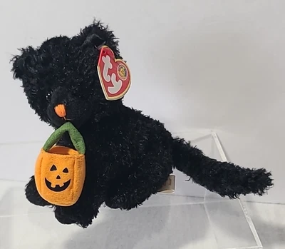 BBOM Exclusive JINXED the Cat NWMT Beanie Baby of Month Club Retired October  - Image 1 of 4