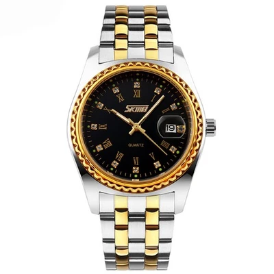 Skmei Watches For Hombres Stainless Steel Dress Business Impermeable Luxury C - Image 1 of 4