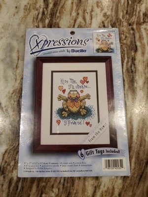 Kit de punto de cruz contado Bucilla Expressions 'I Promise' 42351 Foto 1 de 3