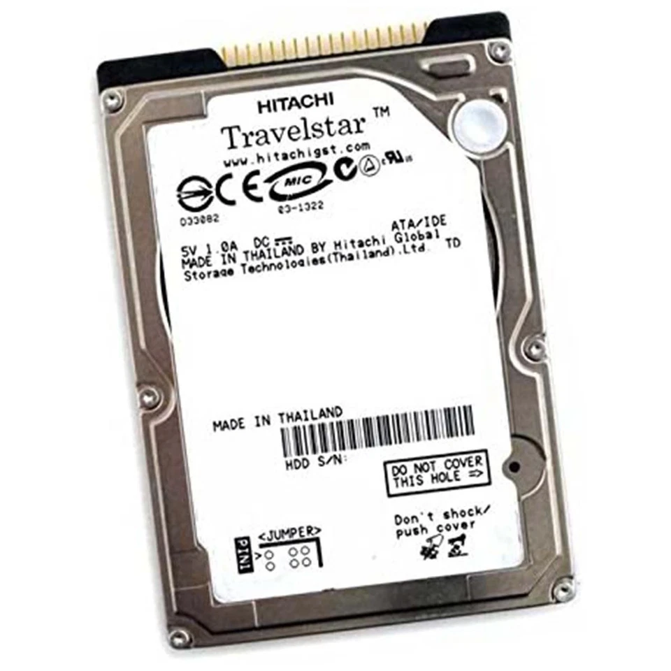 Hard Disk HDD Hard Drive Ide Pata 2,5 " 120GB Laptop Notebook hitachi - Image 1 of 1