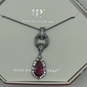 Bomb Party July 2025 Necklace - Always A Blazing Beauty NK91451 - Hematite - Picture 1 of 3