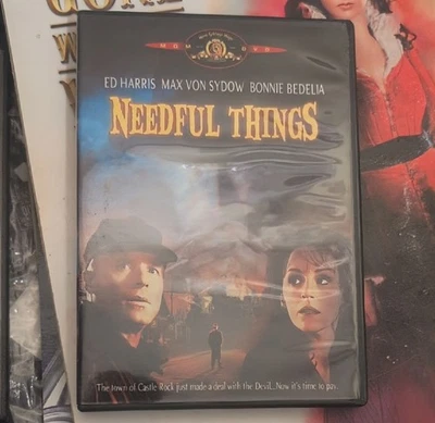 Needful Things DVD 1993 Stephen King Horror Movie Tested And Works - Image 1 of 4