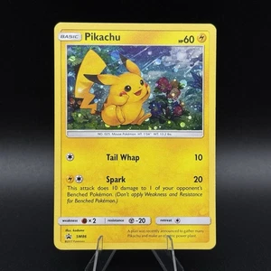 Pokemon Pikachu SM86 - Holo - Black Star Promo (Moderately Played) - Picture 1 of 2