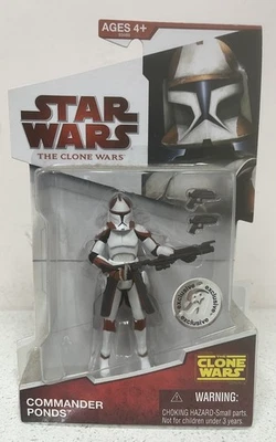 Star Wars The Clone Wars Toys R exclusivo de EE. UU. Commander Ponds 3,75” NUEVO SIN USAR, EN CAJA casi nuevo Foto 1 de 2