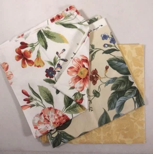 3 Designer Fabric Samples Westgate Greeff Floral Colonial Williamsburg Stunning - Picture 1 of 10