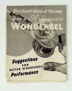 Mulinello da Pesca Shakespeare Wondereel Manuale Elenco Ricambi Kalamazoo Michigan  - Foto 1 di 1