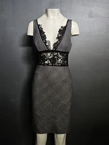 💥IMPRESIONANTE VESTIDO DE CÓCTEL MANDALAY Noche Adornado #AJ Negro 6 - Imagen 1 de 14