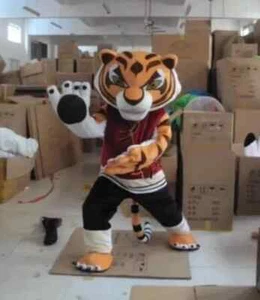 Tigress Tiger Kung Fu Panda Mascot Costume Halloween COS Adult Fancy Dress Newly - Picture 1 of 4