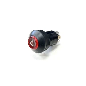 Interruptor de luz de peligro universal de 12 V - tipo push on/off - durite 0-484-50 - Imagen 1 de 2