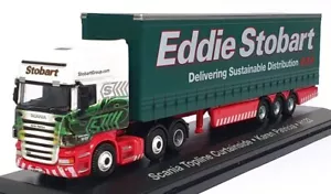 Oxford Diecast 1/76 Scale STOB002 - Scania Topline Truck & Trailer (Stobart) - Picture 1 of 5