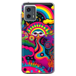 Case for Motorola Moto G Stylus 5G 2023 Neon Rainbow Psychedelic Night Walk - Picture 1 of 6