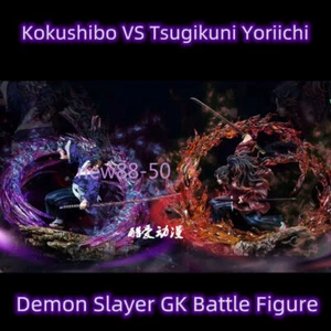 Demon Slayer Tsugikuni Yoriichi VS Kokushibo Battle Ver ModleW/LED Action Figure - Picture 1 of 15