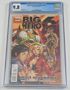 Big Hero 6: Brave New Heroes #1 CGC 9.8 Marvel 2012 collects #1-5 - white pages