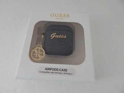 Funda de cuero Guess para Airpods 1ª y 2ª generación gris nueva Foto 1 de 4
