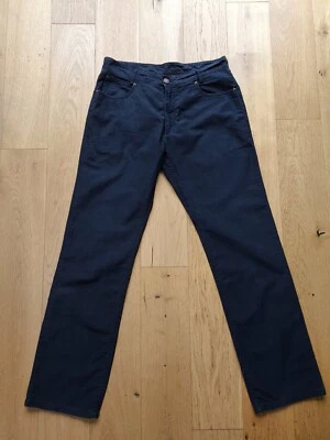Pantalones de pana para hombre BURBERRY LONDON Gasteen talla 46 azul marino Foto 1 de 4