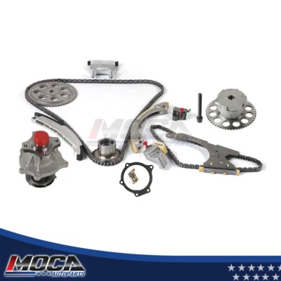 Kit de cadena de distribución VVT bomba de agua para 06 07 Chevrolet Trailblazer Buick Rainier Foto 1 de 4
