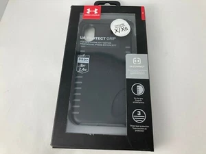 Under Armour Protect Grip Hybrid Hard Case for iPhone X XS 5.8" - Black/Graphite - Picture 1 of 9