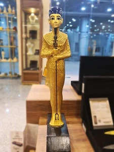 Gott Ptah Goldene Replik Statue - Alte Ägyptische Gottheit - Bild 1 von 6
