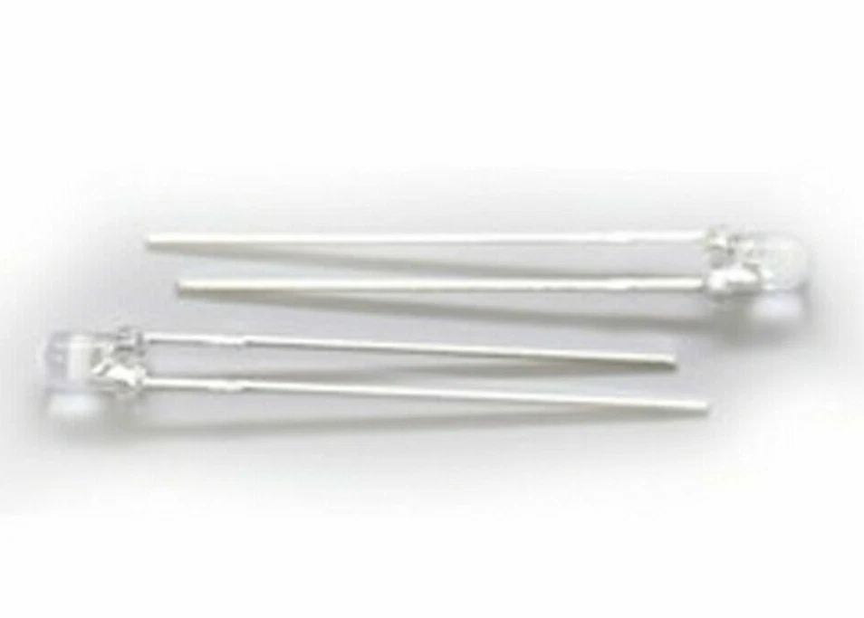 Digitrax ACC-T1W ~ New 2025 ~ Warm White ~ 3mm T1 LED ~ 10 Pack - Image 1 of 1