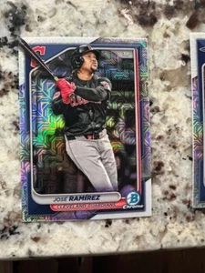 2024 BOWMAN CHROME MEGA MOJO CARD CLEVELAND GUARDIANS JOSE RAMIREZ #93 - Picture 1 of 1