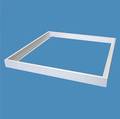 Surface Mount Frame Kit 600x600 mm LED Panel Light Ceiling Aluminum White Finish