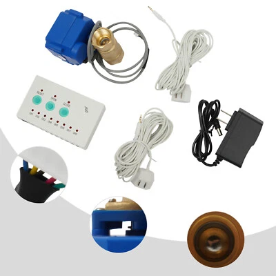 DN20 Water Leak Detector Automatic Water Leak Shut Off Valve System w/ Sensors - Image 1 of 4