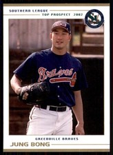 2002 GrandStand Jung Bong Greenville Braves #NNO