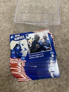 Decisión 2022 - ¡¡Juego completo Biden Gaffe!!  GAF1-GAF45.  ¡45 tarjetas! - Imagen 1 de 2