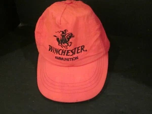 VINTAGE WINCHESTER AMMUNITION CAP HAT LIGHTWEIGHT MATERIAL - Picture 1 of 8