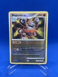 Pokémon TCG Rhyperior Diamond & Pearl 12/130 Reverse Holo Holo Rare MP - Bild 1 von 2