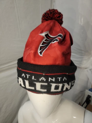 NFL Atlanta Falcons Light Up LED Winter Puff Ball Beanie Hat Cover