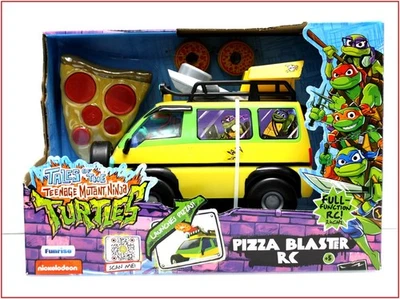 Teenage Ninja Turtles RC Remote Control PIZZA BLASTER VAN -Throws Pizzas 🌟NEW🌟 - Image 1 of 4