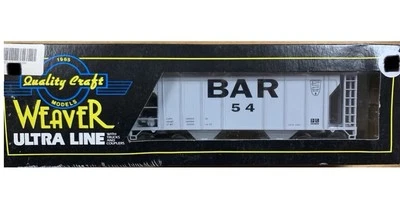 WEAVER 3-RAIL BANGOR & AROOSTOOK PS-2 COVERED HOPPER CAR! O SCALE MAINE BAR - Image 1 of 3