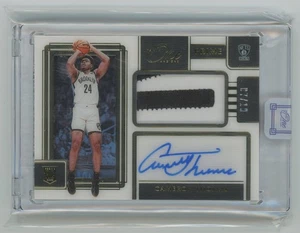 2021-22 Panini One and One Prime Rookie Gold Patch Autograph Cameron Thomas 7/10 - Bild 1 von 3