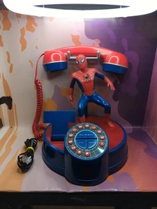 RARE Spider-Man 2 Rotary Home Phone Design Vintage MARVEL Retro 2004 Limited - Picture 1 of 6