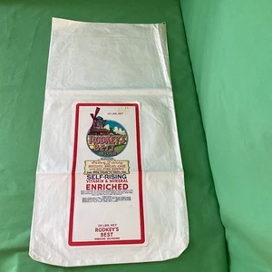 Rodkey's Best Flour, Bleached Extra Fancy Self-rising 25 lb Empty Bag Eagle Mill - Picture 1 of 21