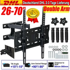 TV Wandhalterung Wandhalter 32-86 Zoll schwenkbar neigbar 40 55 60 65 70 75 Zoll - Bild 1 von 24