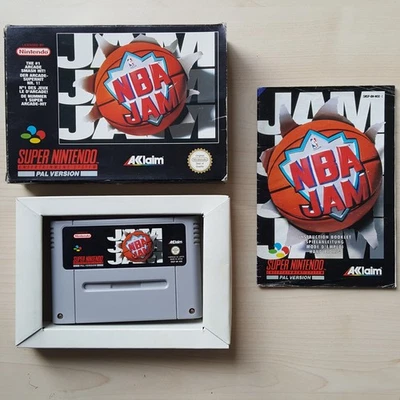 SNES NBA Jam in OVP Anleitung Super Nintendo PAL Spiel Boxed Game - Bild 1 von 4