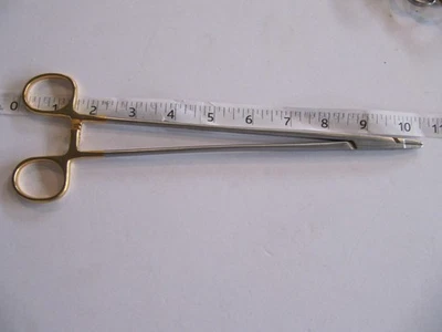 Pinzas de bloqueo, acero inoxidable alemán 10 1/4" recto ¡Bonito! {bin 9} Foto 1 de 3