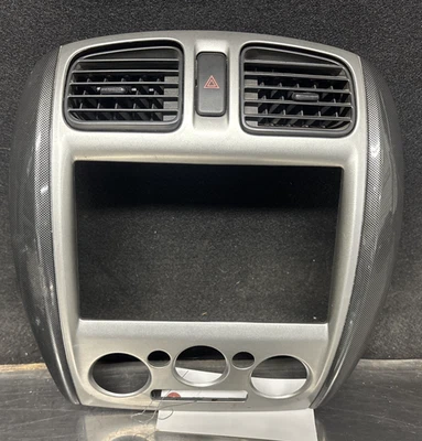 2002 2003 Mazda Protege 5 Center Dash Radio Climate Control Trim Bezel w. Vents - Image 1 of 4