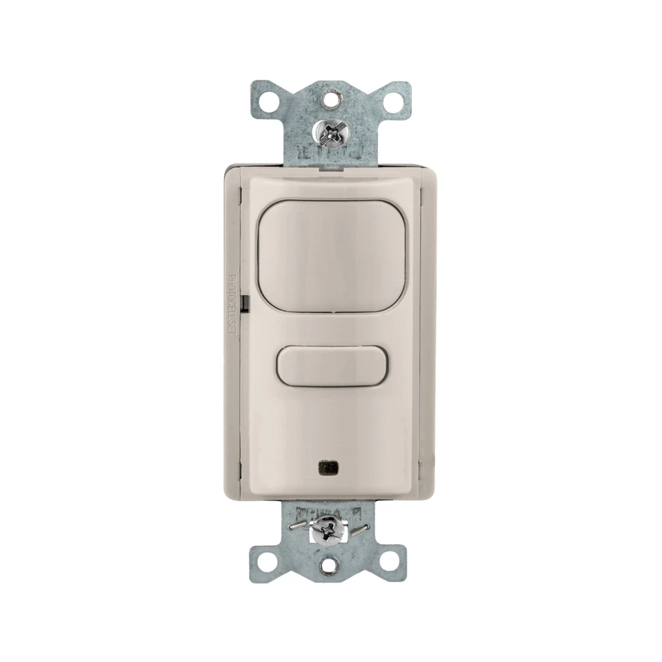 Interruptor sensor de ocupación de almendras Hubbell Lt adaptativo PIR 120/277V APN2000LA1 Foto 1 de 1
