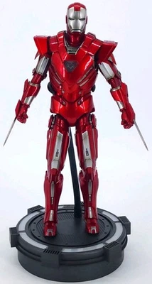 Hot Toys Movie Masterpiece Iron Man 3 Mark 33 Silver Centurion MMS213 Used Rare - Image 1 of 4