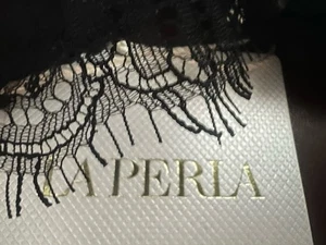 🔴 LA PERLA maschera donna occhi NERA oscurante cuori con pizzo - Imagen 1 de 7