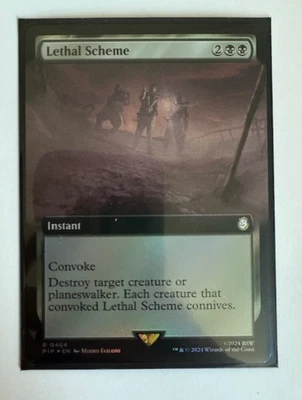 MTG: Lethal Scheme (Extended Art) Universes Beyond: Fallout Regular NM - Image 1 of 2