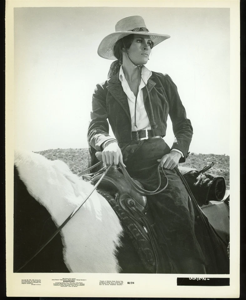 RAQUEL WELCH in BANDOLERO! Original 1968 8 x 10 Sexy Western Glamour Still vv - Image 1 of 1