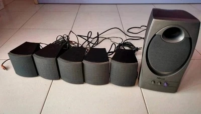 kit Surround 5.1 Trust 2000P Soundforce 5 satelliti 1 subwoofer Per PC Gaming  - Immagine 1 di 4