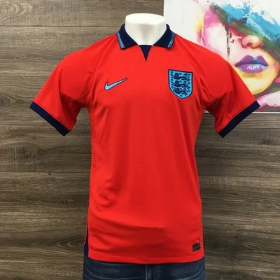 NIKE Men's England 22/23 Stadium Away Red Soccer Jersey DN0685-600 Size Medium - Image 1 of 4